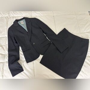 Wool Silk Suit Skirt Set Michel Klein
